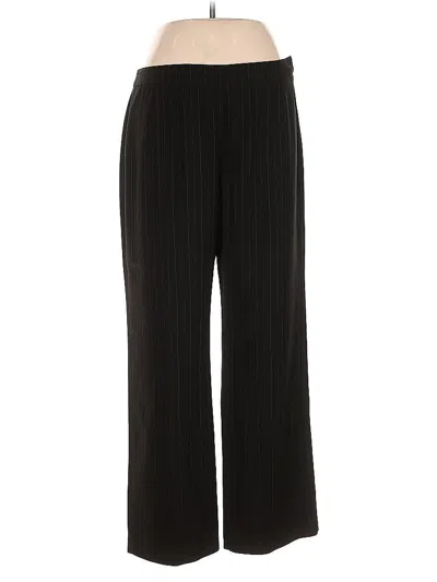 Pre-owned Evan Picone Dress Pants In Black