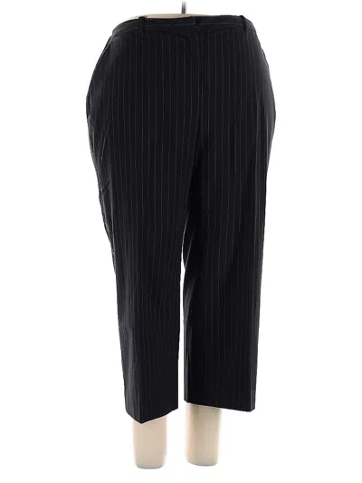 Pre-owned Evan Picone Dress Pants In Black