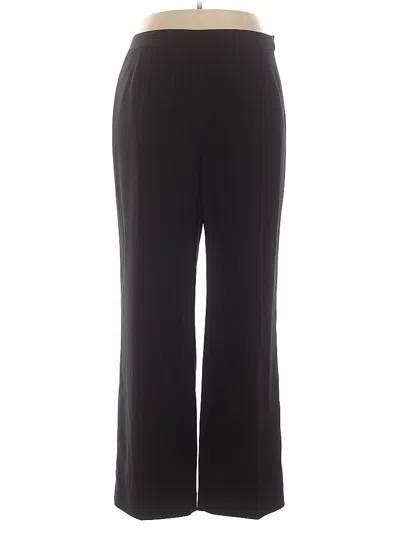 Pre-owned Evan Picone Dress Pants In Black