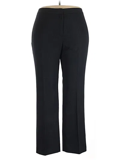Pre-owned Evan Picone Dress Pants In Black
