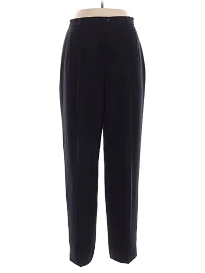 Pre-owned Evan Picone Dress Pants In Black