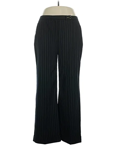 Pre-owned Evan Picone Dress Pants In Black