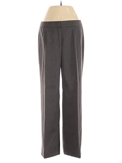 Pre-owned Evan Picone Dress Pants In Gray