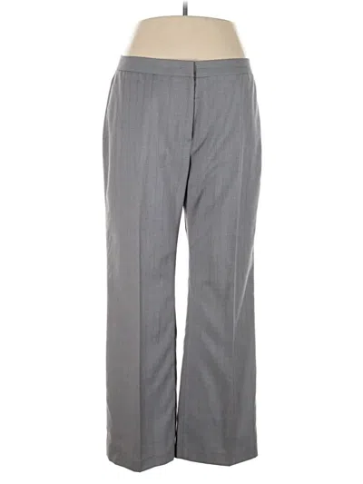 Pre-owned Evan Picone Dress Pants In Gray