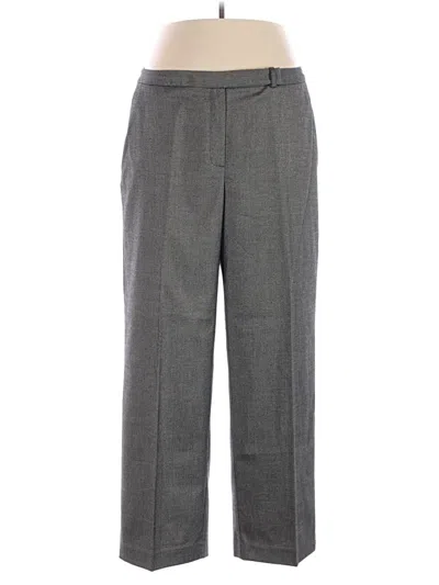 Pre-owned Evan Picone Dress Pants In Gray
