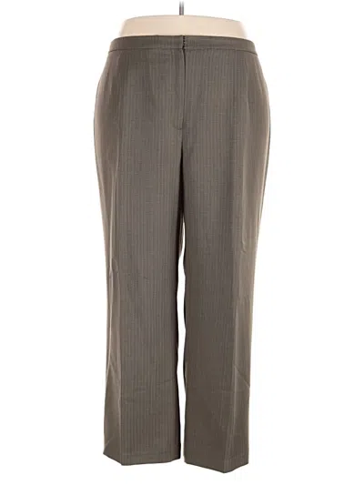 Pre-owned Evan Picone Dress Pants In Gray