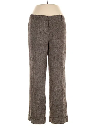 Pre-owned Evan Picone Dress Pants In Gray