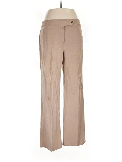 Pre-owned Evan Picone Dress Pants In Tan