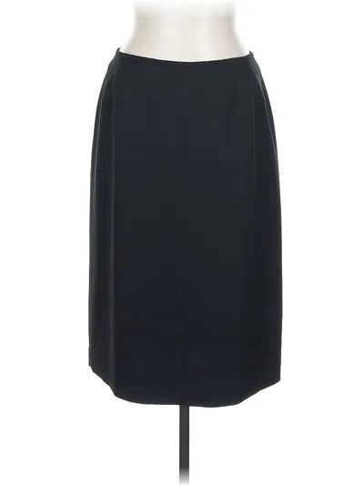 Pre-owned Evan Picone Formal Skirt In Black
