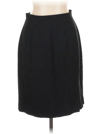 Pre-owned Evan Picone Formal Skirt In Black