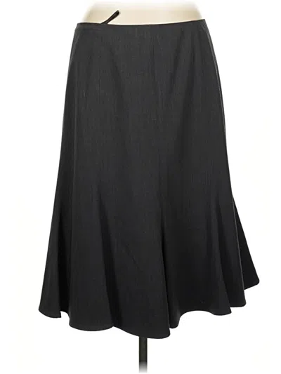 Pre-owned Evan Picone Formal Skirt In Black