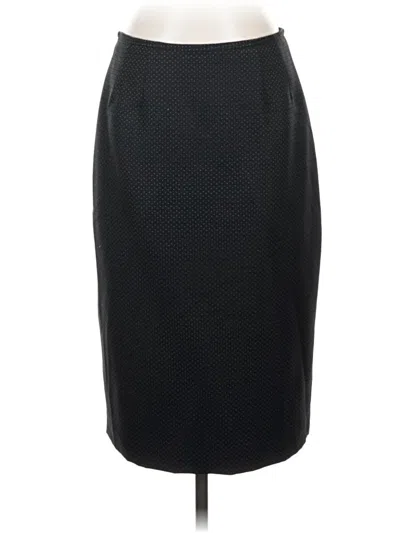Pre-owned Evan Picone Formal Skirt In Black