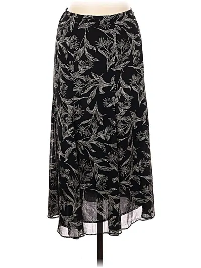 Pre-owned Evan Picone Formal Skirt In Black