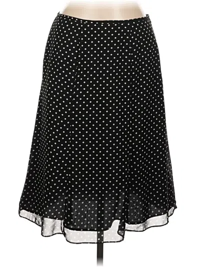 Pre-owned Evan Picone Formal Skirt In Black