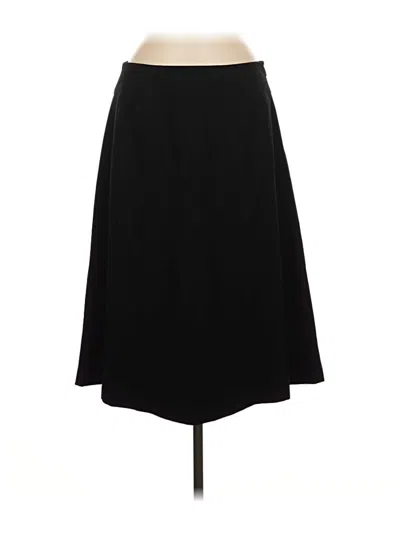 Pre-owned Evan Picone Formal Skirt In Black