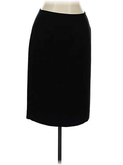 Pre-owned Evan Picone Formal Skirt In Black
