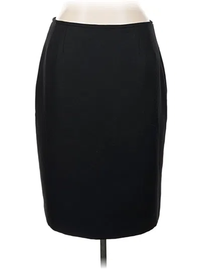 Pre-owned Evan Picone Formal Skirt In Black