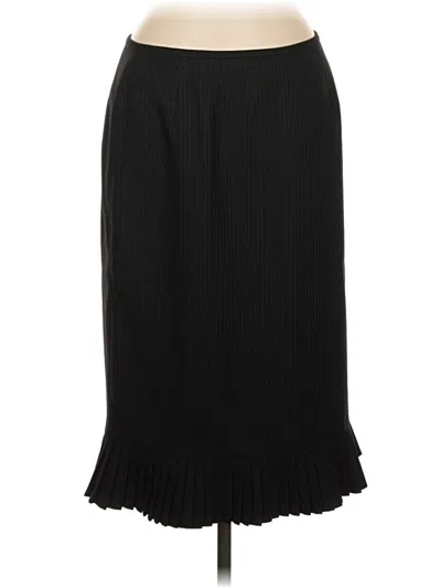 Pre-owned Evan Picone Formal Skirt In Black