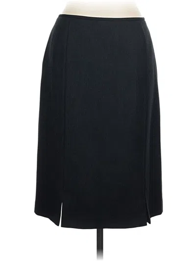Pre-owned Evan Picone Formal Skirt In Black