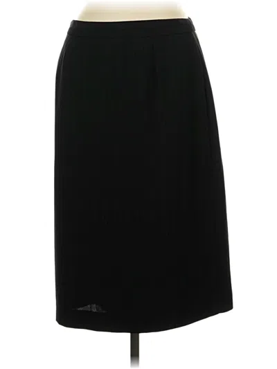 Pre-owned Evan Picone Formal Skirt In Black