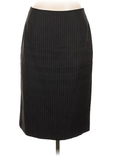 Pre-owned Evan Picone Formal Skirt In Black