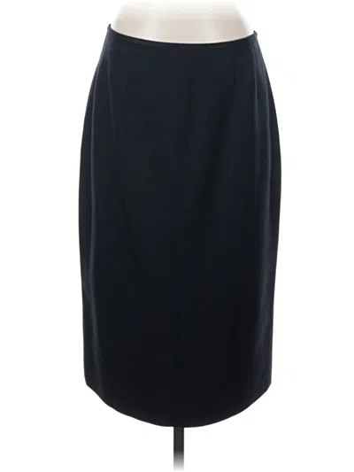 Pre-owned Evan Picone Formal Skirt In Black