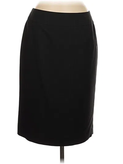Pre-owned Evan Picone Formal Skirt In Black