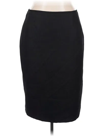 Pre-owned Evan Picone Formal Skirt In Black