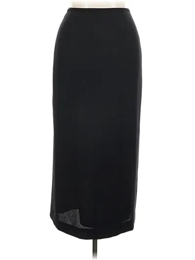 Pre-owned Evan Picone Formal Skirt In Black