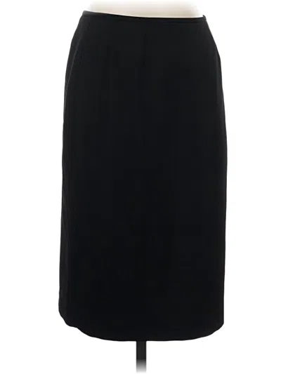 Pre-owned Evan Picone Formal Skirt In Black