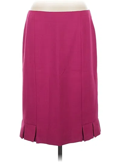 Pre-owned Evan Picone Formal Skirt In Pink