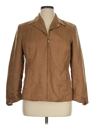 Pre-owned Evan Picone Jacket In Brown