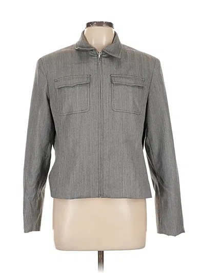 Pre-owned Evan Picone Jacket In Gray