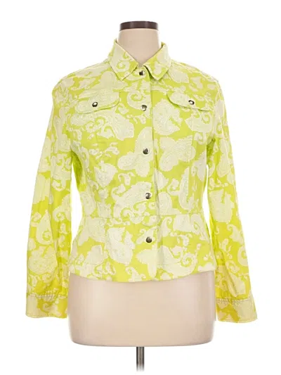 Pre-owned Evan Picone Jacket In Yellow