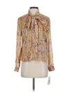 Evan Picone Long Sleeve Blouse In Multi