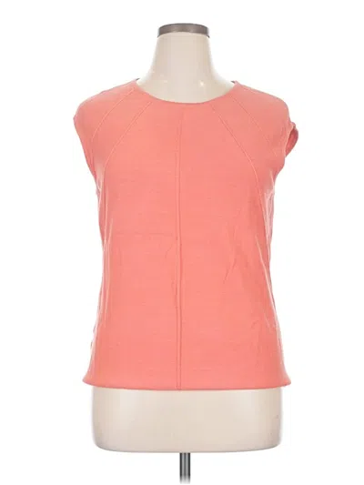 Pre-owned Evan Picone Sweater Vest In Orange