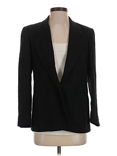 Pre-owned Evan Picone Wool Blazer Jacket In Black