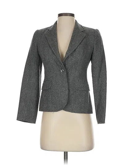 Pre-owned Evan Picone Wool Blazer Jacket In Gray