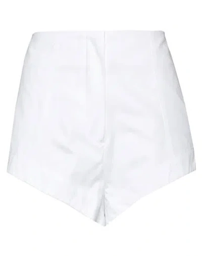 Evangelie Smyrniotaki X Amotea Woman Shorts & Bermuda Shorts White Size 4 Cotton