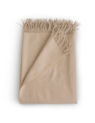 Evangeline 100% Baby Alpaca Throws In Neutral