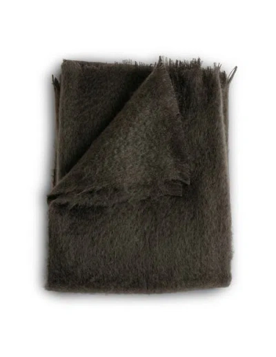 Evangeline Mohair Throws In Brown