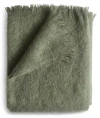 Evangeline Mohair Throws In Green