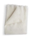 Evangeline Mohair Throws In White