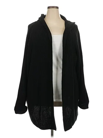 Pre-owned Evans Cardigan Sweater In Black