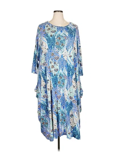 Pre-owned Evans Casual Dress In Blue