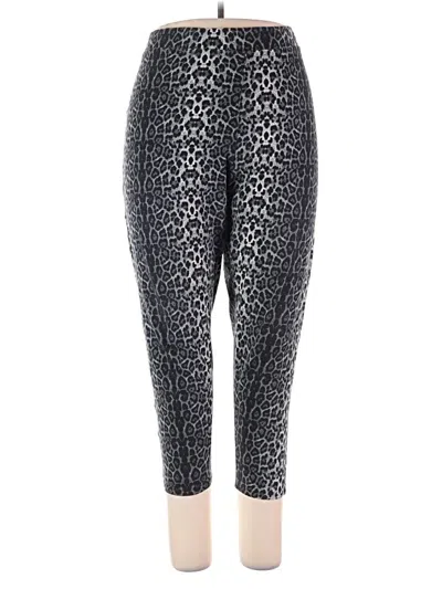 Pre-owned Evans Leggings In Silver