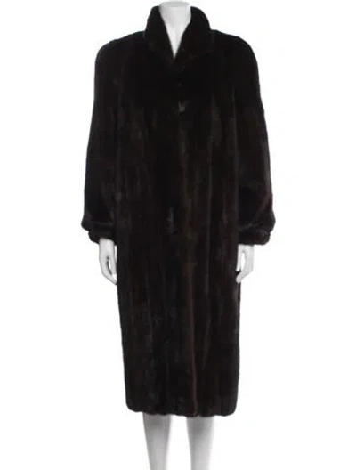 Pre-owned Evans Mink Fur Jacket In Multicolor