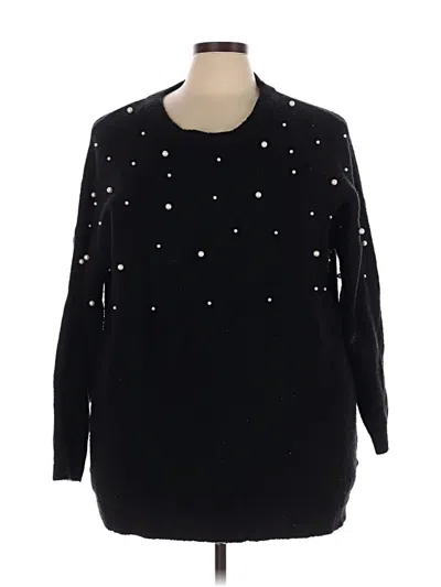 Pre-owned Evans Pullover Sweater In Black
