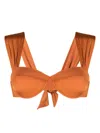 Evarae Audrey Bikini Top In Orange