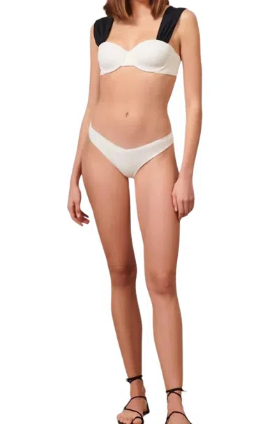 Evarae Audrey Iza Bikini - 2 Piece Set In Black/cream In White